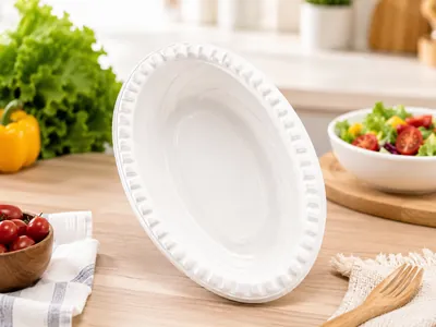 Oval salad plates