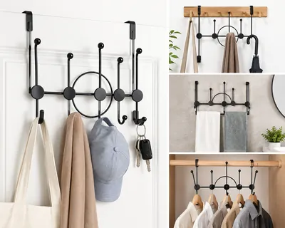 4-Hook Over-Door Hanger