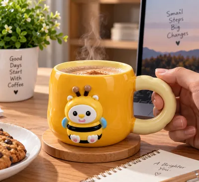 Ceramic Mug with Bee