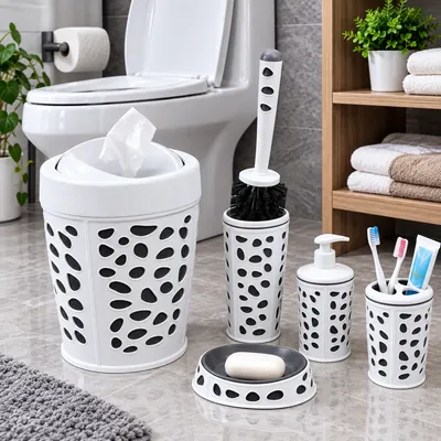 Decorated Bathroom Set
