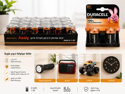 Duracell D2 Batteries