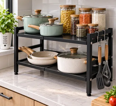 Microwave Organizer Shelf