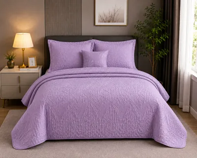 Purple bed set