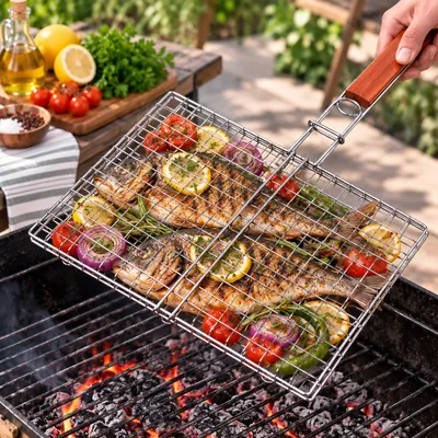 BBQ grilling rack