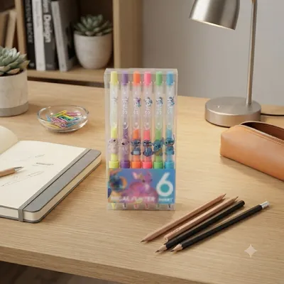 Decorated gel pens