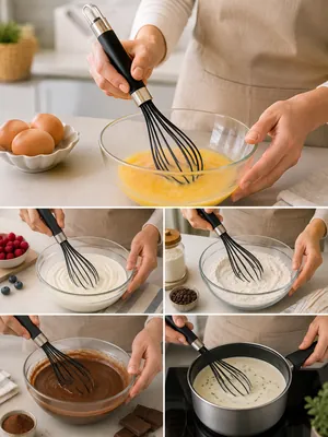 Silicone whisk