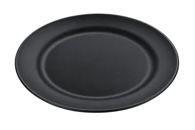 Round Black Melamine Plate