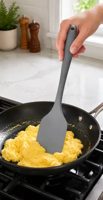 Multi-purpose silicone spoon