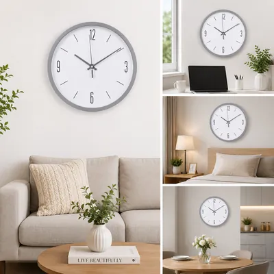 Plastic wall clock