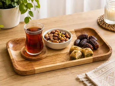 Multi-purpose wooden tray