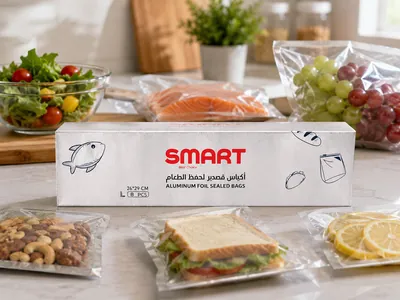 Aluminum foil bags for food storage