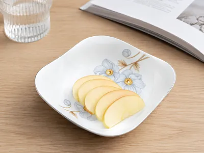 Decorated Ceramic Plate