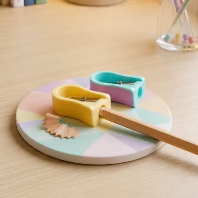 Dual-Color Pencil Sharpener Set