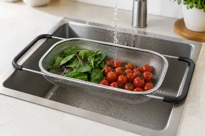 Rectangular Steel Strainer