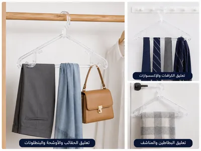 Transparent clothes hanger