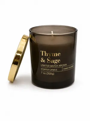 Scented Thyme & Vanilla Candle