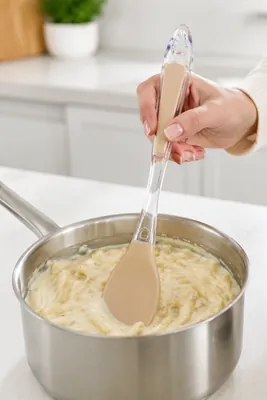 Silicone Ladle with Transparent Handle