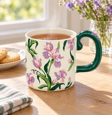 Decorated Ceramic Mug