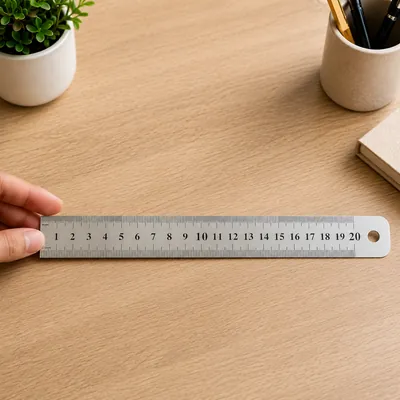 Metal ruler