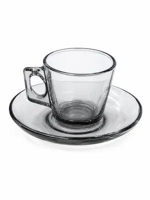 Coffee cups with saucer