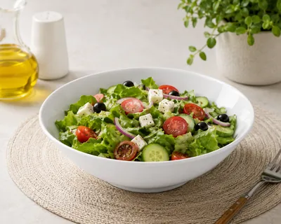 Round Cream Porcelain Bowl