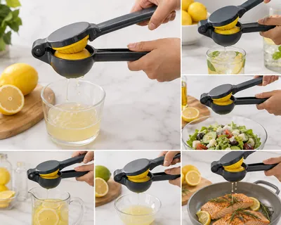 Manual lemon juicer