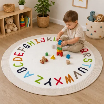 Round Kids Rug