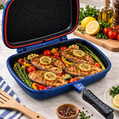 Double Grill Pan