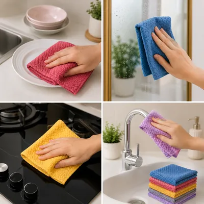 Smart Microfiber Cleaning Cloths