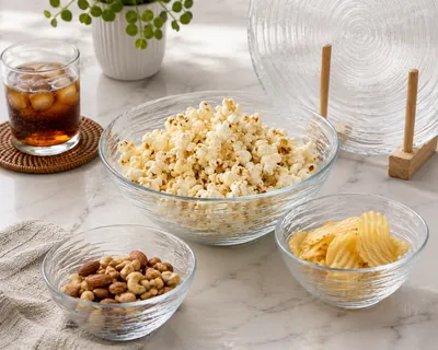 Clear Glass Plate Set