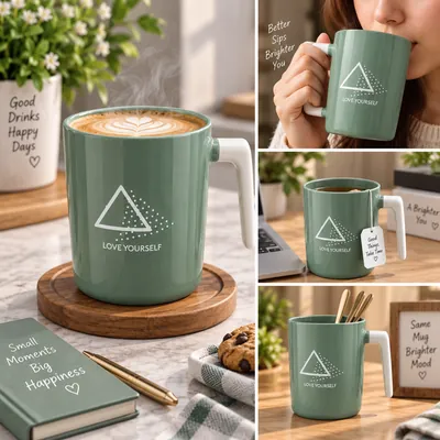 Green Plastic Mug