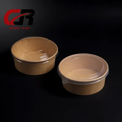 Crystal Plast Kraft Paper Bowls