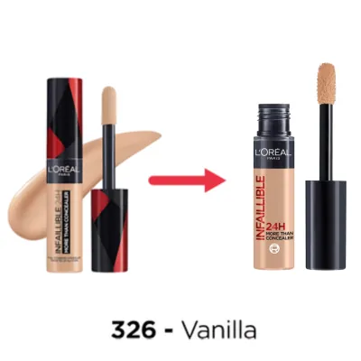 קונסילר לוריאל אינפייליבל More Than Concealer 326 ונילה