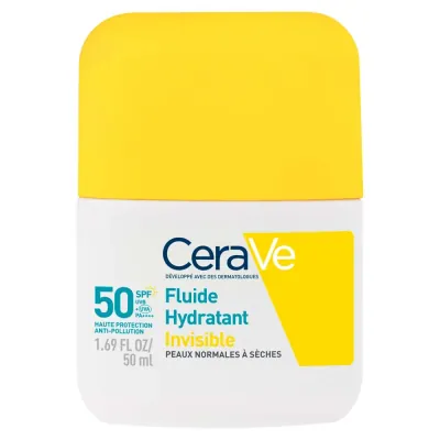 سيرافي فلويد مرطب غير مرئي للوجه SPF50 حماية عالية 50 مل