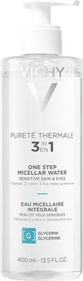 Vichy Pureté Thermal Mineral Micellar Water for Face and Eyes, suitable for sensitive skin, 400 ml