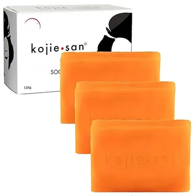 Kojie San Face & Body Soap – Original Kojic soap, removes dark spots with coconut oil and tea tree oil