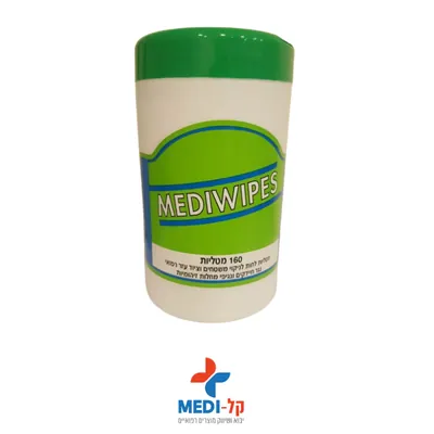 MEDIWIPS 160 Disinfectant Wipes with 70% Alcohol for Medical Use