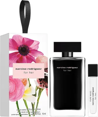 طقم نارسيسو رودريغيز يشمل عطر EDT سعة 100 مل + عطر صغير بيور مسك EDP سعة 10 مل