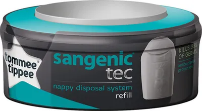 Tommee Tippee refill cartridge for Sangenic and Twist & Click diaper bin (up to 120 diapers)