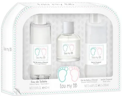 Kids perfume set 60 ml Air Val Eau My BB Eau de Toilette (E.D.T) + shower gel 200 ml + body lotion 200 ml