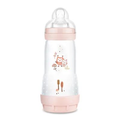 MAM; anti-colic bottle with a screw-on opening at the bottom