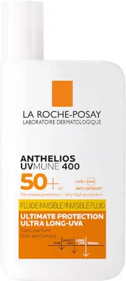 La Roche-Posay Anthelios UVMUNE 400 Invisible Face Fluid Sunscreen SPF50+, 50 ml