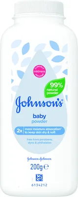 Johnson & Johnson Baby Cornstarch Talc
