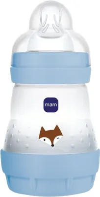 MAM Anti-Colic Bottle, Light Blue, 160 ml