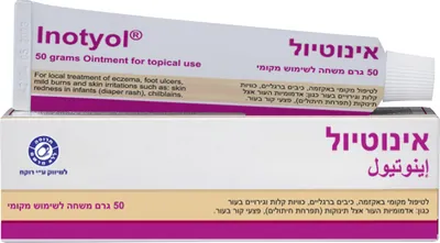 Inotyol ointment for topical treatment
