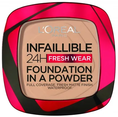 Loreal Paris - Long-lasting Powder Infaillible Fresh Wear - Shade 120 Vanilla