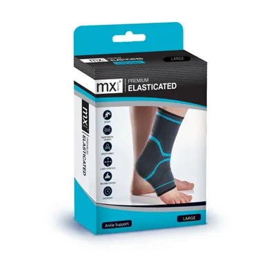 MEDINOX PREMIUM ELASTIC ANKLE SUPPORT L