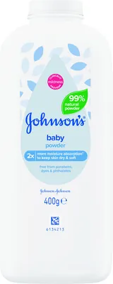 Johnson & Johnson Baby Talc (Cornstarch)