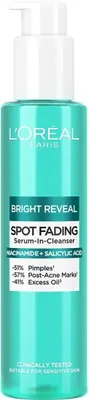 L'Oréal - Bright Reveal Face Cleansing Gel with Niacinamide & Salicylic Acid - 150 ml