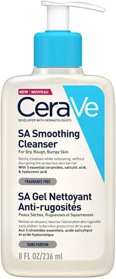 CeraVe Smoothing Cleansing Lotion with Salicylic Acid, 236 ml